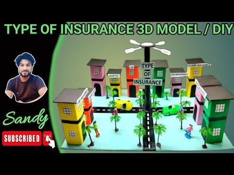 TYPES OF INSURANCE MODEL FOR B.ED || SCIENCE FAIR MODEL || PROJECT SOLUTION