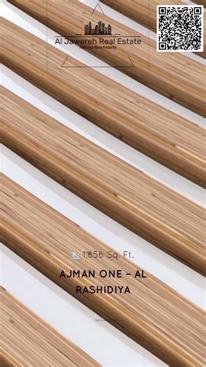 Al Jawareh Real Estate on Instagram‎: "🏠🔹 حالة العقار: للبيع 🔹 نوع العقار: شقة 📍 الموقع: عجمان ون – الراشدية 📐 مساحة العقار: 1856 قدم مربع ✨ تفاصيل الشقة: 🛏️ غرفتين نوم 🛋️ صالة 🍽️ مطبخ مفتوح 🚿 3 حمامات 📦 غرفة تخزين 🚗 موقف سيارة 🔑 كود العقار: 403 📞 للتواصل: 0529693126 🏢 يُعد مكتب الجوارح للعقارات من المكاتب العقارية التي تضع 🤝 ثقة العميل و⭐ جودة الخدمة في المقام الأول. نلتزم بتقديم 🏘️ خيارات عقارية مميزة تلائم مختلف الاحتياجات، مع التركيز على ✔️ الدقة في المعلومات و✔️ الشفافية في