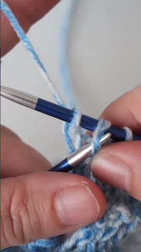 knit 2 stitches together slipped #knitting #knittinglearn