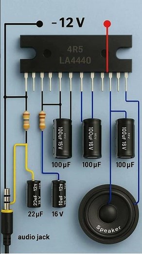 Speaker and Audio Jack Wiring Diagram | Simple Audio Connection Explained 🎧🔊