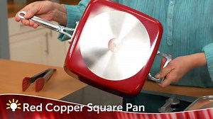 25K views · 163 reactions | Steam it, bake it, fry it, broil it - start cooking smarter with Red Copper Square Pan Today Only! 20% Off Everything. Code: ONEDAY20 | BulbHead | Facebook