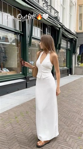 White Formal Outfit Under Budget🤍| Waist Coat with Long Skirt| #shorts #ootd #fashion #outfit