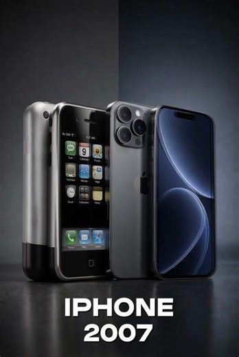 iPhone Evolution (2007 vs 2024)