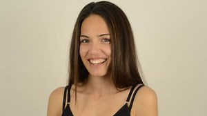 Beautiful Young Woman Blowing Kiss Brunette Stock Footage Video (100% Royalty-free) 14216375 | Shutterstock