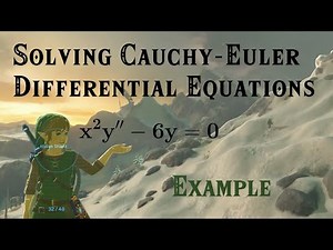 Differential Equations | Euler Equations Example 1
