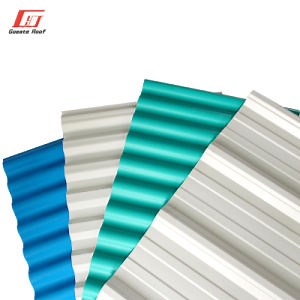 [Hot Item] 건축 자재 경량 플라스틱 패널 열 단열 트라페조이달 UPVC 타일 골판지 PVC 지붕 지붕 시트