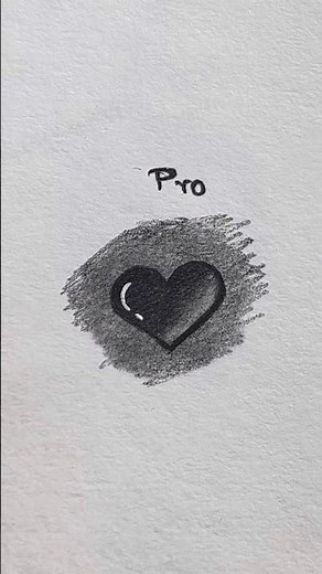 Heart Drawing Levels (Beginner to Pro) 💖 #drawing #beginnerarttips #easyartlover #sketch #sketchart