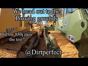 Road trip to push some dirt with ‪@DirtPerfect‬ test running 850J