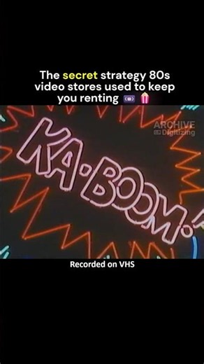The secret strategy 80s video stores used to keep you renting! 📼 #shorts