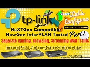 LC49: TP Link ER-605 ER-7206 ER-8411 Multi-WAN Policy Routing based on VLAN & Network Port