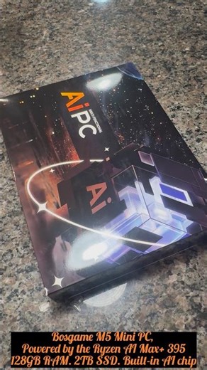 Mini PC… or Secret Supercomputer? 🤯 AI Mini PC Ryzen AI Max+ 395 128GB/1TB #gaming #unboxing #tech