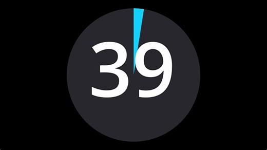 Countdown, Clock, Stopwatch. Free Stock Video