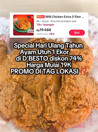 Voucher DBesto Chicken Burger terdekat — Cara klaim & lokasi