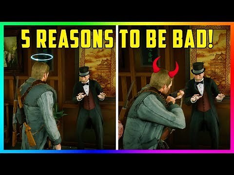 5 Reasons Why Being A Bad, Dishonorable Outlaw Is BETTER In Red Dead Redemption 2! (RDR2)