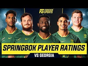 Springboks PLAYER RATINGS vs Georgia | South Africa vs Italy 2nd Test