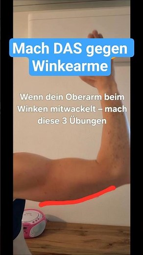 „Nur 3 Übungen gegen Winkearme“