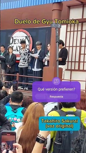 Marc Winslow and Takahiro Sakurai (voiced by Giyu Tomioka) on the #DemonSlayerWorldTour