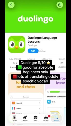 Rating apps I've used to learn a new language #learningapps #learnlanguages #AppWordy #wordy1 #fhl55