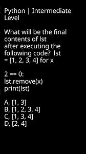 Removing Even Numbers from a List in Python #ExpertHelp #CodeDebugging #OnlineLearning