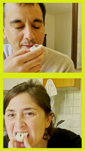 Probé la Palline al cocco(con cuore di Nocciola). Probando panadería en Italia 🇮🇹🧁 | (Parte 4)