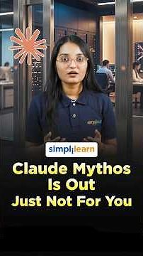 What Is Claude Mythos? | Introduction To Mythos | Claude Mythos Explained | #Shorts | #Simplilearn