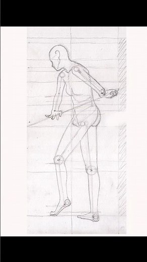 Drawing a Dynamic Pose from Every Angle (360°) | Pose 05