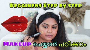 How to apply makeup for Begginers_ Step by step makeup tutorial | Unnimaya Anil