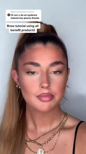 Reply to @anoushey.k here’s my brow tutorial using all @benefitcosmetics products! #heretheycome #MyLevisMyVibe #fyp #fypシ #artober #cuddlechallenge