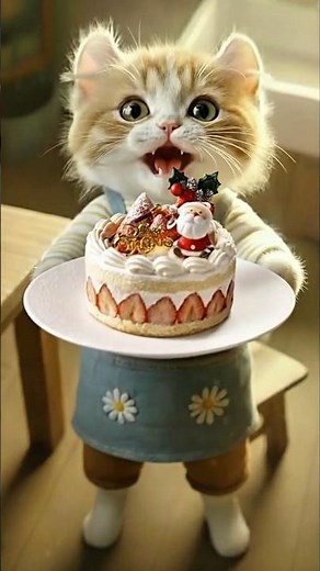 かわいすぎる食べっぷり３選パート17【不器用なAI猫てまりの料理レシピ】