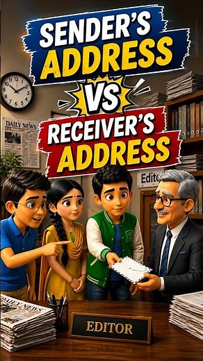 Still Confused between Sender’s & Receiver’s Address? | Letter Writing Format