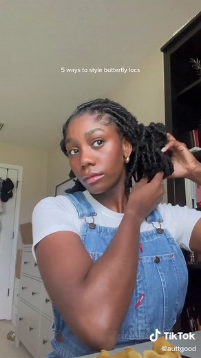 Stylish Ways to Wear Butterfly Locs