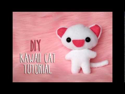 How to make a cute cat plushie! Cómo hacer un peluche de gato!