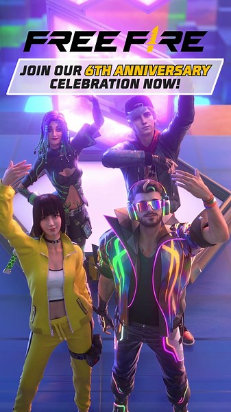It's awakening time! Are you ready to celebrate Free Fire's 6th Anniversary with us? 😍⚡ #FF6thAnniversary #FreeFire #FreeFireMAX