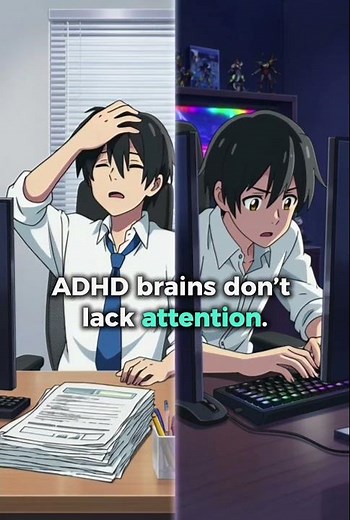 You: Explained “What ADHD Does to Your Brain” (Explained) #facts #psychology #brain #adhd
