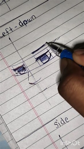 How to draw eyes from different angle #draweyes