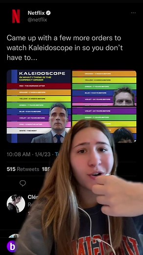 Best Kaleidoscope Order: A Netflix Viewer's Guide