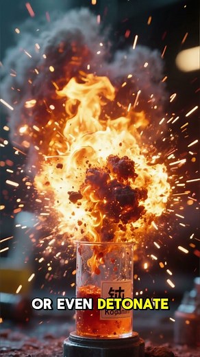 SOME METALS EXPLODE WHEN THEY TOUCH WATER