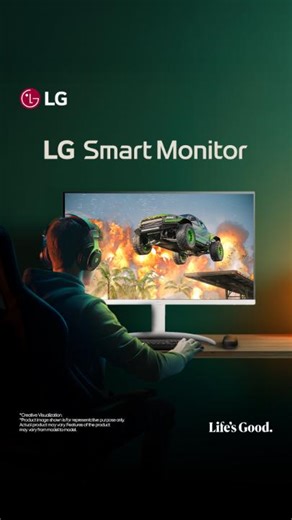 10K views · 51 reactions | Introducing the LG Smart Monitor—your ultimate screen upgrade that redefines work and entertainment. From ultra-rich colors to a sharp 4K resolution, experience zero lag, flexible display, and effortless multitasking. Pre-bookings available from 1st April to 6th April. Know more at https://bit.ly/4juJiVR #LG #LGIndia #LifesGood #SmartMonitor #ZeroLag #SharperResolution #TechUpgrade | LG Global | Facebook