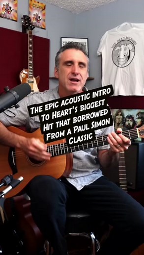 The epic acoustic intro for Crazy on you was heavily inspired by Anji by Paul Simon. #guitarlesson #crazyonyou #steelwheels #nancywilson #anniewilson