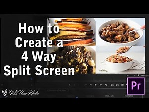How to Create a 4 Way Split Screen Video