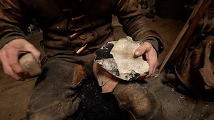 14K views · 589 reactions | The only Video you need to watch to get started in Flint Knapping The main reason most people struggle with flint knapping is because the entrance into a random shaped rock is difficult to deal with, I will show you how to deal with it in this video | Will Lord Prehistoric Survival | Facebook