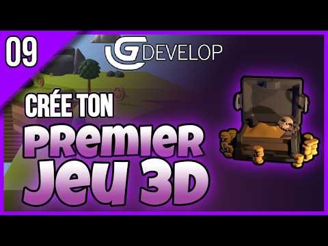 [VICTOIRE] 🚀 Créer son JEU 3D (SANS CODER) sur GDevelop #09