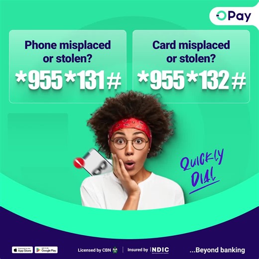 Block Your OPay Account and Card Quickly