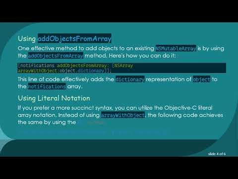 How to Dynamically Add Objects to a NSMutableArray with arrayWithObject in Objective-C