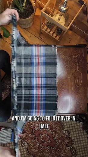 How to Flat Fold Scarves for Neat Storage #spacesaving