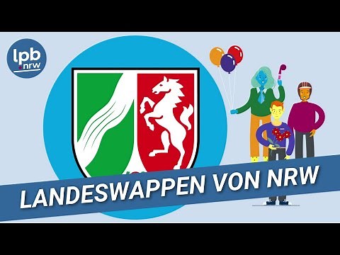 The state coat of arms of North Rhine-Westphalia