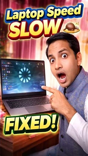 🚀 Laptop Speed Slow Fix ⚡ Instantly Boost Performance! | IT GURUJI #laptop #laptopspeed #shorts