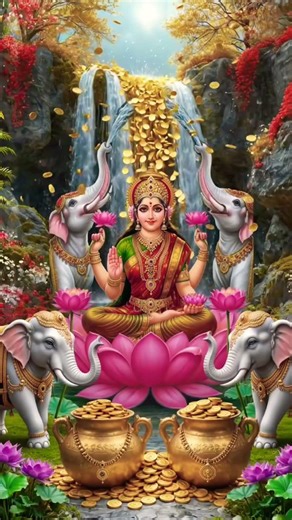 ✨ Ashta Lakshmi Stotram | Powerful Prayer for Wealth, Prosperity, Success, nd Happiness #Shorts