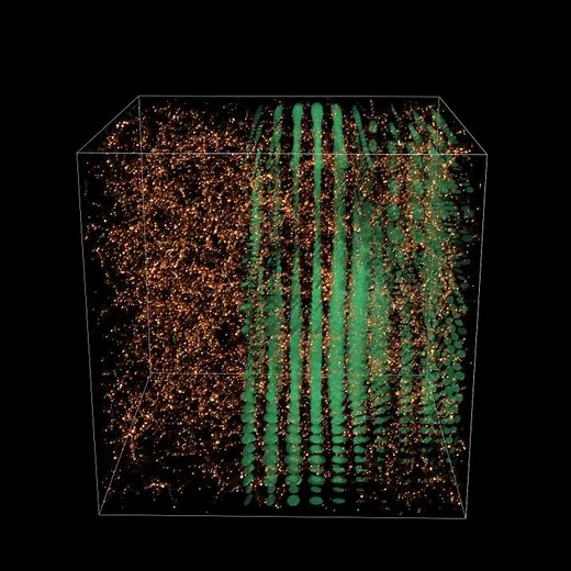 Visualisation of gravitational waves (spin-2 metric perturbations)