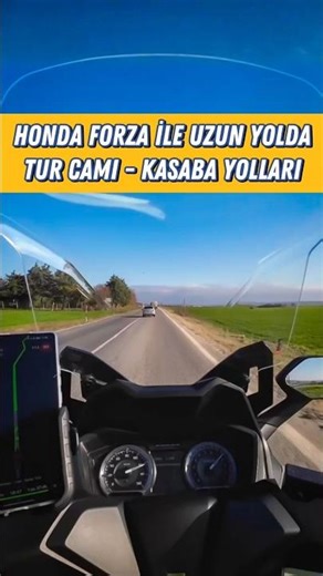 Honda Forza 250 Long Touring Windscreen Experience #hondaforza250 #motovlog #mehmetbeyazbayrak